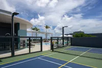 Pickleball court