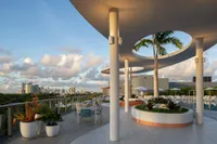 Rooftop pool deck