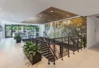 Stairway to Bike Room and Pet Spa