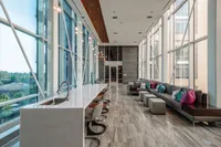 Two-story sky bridge