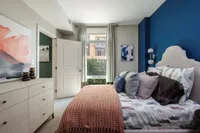 Model apartment bedroom