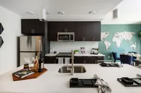 Model apartment kitchen