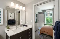 Model apartment bathroom