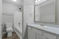 Modern Bathroom Renata on Fredericksburg Apartments, San Antonio, Texas