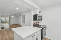 Spacious Kitchen Renata on Fredericksburg Apartments, San Antonio, Texas