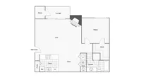 one bedroom floor plan