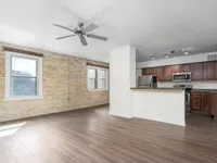 2 Bed + Den / 1 Bath - 1,500 SF - Living & Kitchen