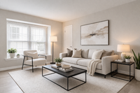 Modern minimalist living room design