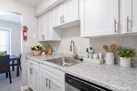 Modern kitchen with neutral tones