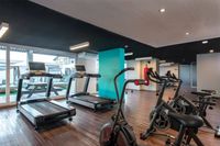 Gimnasio 24/7 Espacios para compartir