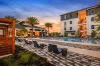 Pool Dusk | Apartments in Davenport, FL | Lirio at Rafina