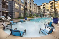 Resort-Style Pool with In-Water Loungers