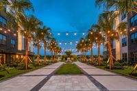 Outdoor Courtyard | Jacksonville FL Luxury Apartments | The Menlo