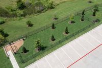 Dog Park Aerial View | Fort Worth TX Apartments | Alleia at Presidio