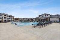 The Shoals - Pool with Sun Shelf The Shoals Greenville SC Apartments | pool