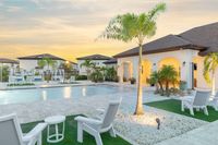 Unwind in this luxurious outdoor setting, perfect for relaxation and leisure.
