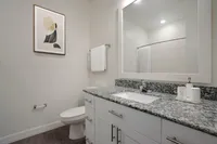 Experience luxury with this elegantly designed bathroom, perfect for relaxation.