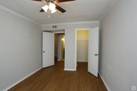 bedroom and closet