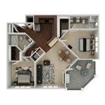 Low_b5 (E1) - 3D floor plan