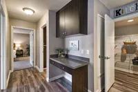 Hallway and Workstation