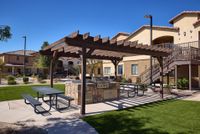 Outdoor grilling area