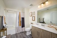 spacious bathroom