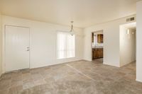 front door and dining area at Bridge Lane