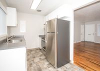kitchen with stainless steel appliances and tile flooring