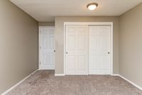 Bedroom with Closet and Carpet
