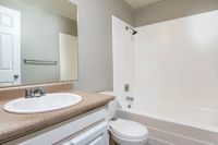 Newly Renovated Bathroom with tub