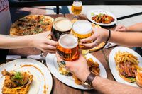 Beer and Pizza with friends