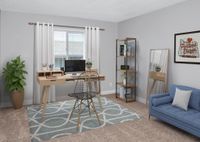 Spacious living area, perfect for work from home lifestyle