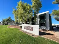 Monterey Apartments signage and landscaping