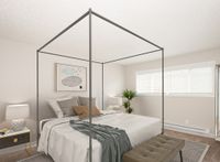 virtually staged bedroom