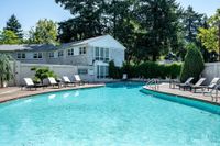 pool and lounge area