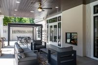 pool and lounge area