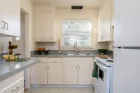 Kitchen with White Appliances