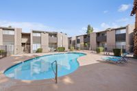 sparkling swimming pool