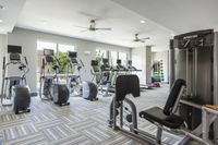 Azure Houston Apartment Fitness Center | Essential Housing Apartment | Houston, TX Apartment