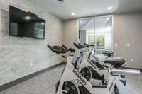 Azure Houston Apartment Spin Room | Essential Housing Apartment | Houston, TX Apartment