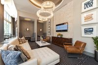 A sophisticated place to unwind. Pearl Residences at City Centre Clubhouse | Houston, TX Apartments | Houston CityCentre Apartments