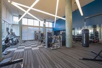 A sleek space for wellness and strength. Pearl Residences at City Centre Fitness Center | Houston, TX Apartments | Houston CityCentre Apartments