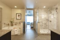 Understated elegance in every detail Pearl Residences at City Centre Apartment Bathroom | Houston, TX Apartments | Houston CityCentre Apartments