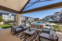 Pool Side Outdoor Lounge | Caroline Georgetown, TX | Apartments
