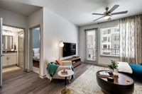 The Palmer Living Room | Apartments in Houston, Texas