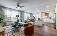 The Palmer Living Room | Apartments in Houston, Texas