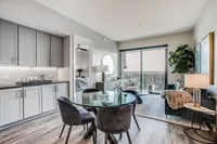 Inviting dining space.