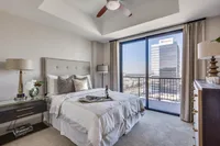 Modern Bedroom Retreat The McCarthy at Memorial City Bedroom | Houston, TX Apartments | Apartments in Houston, TX