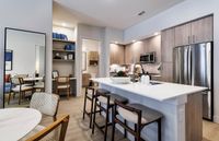 Well-equipped kitchen area.