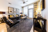 Caroline on Voss Apartment Living Room | Houston, TX Apartments | Uptown Houston Apartments